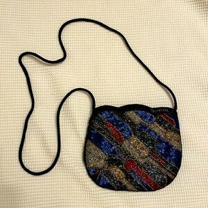 ✨gorgeous✨ Vintage beaded purse multicolor beads